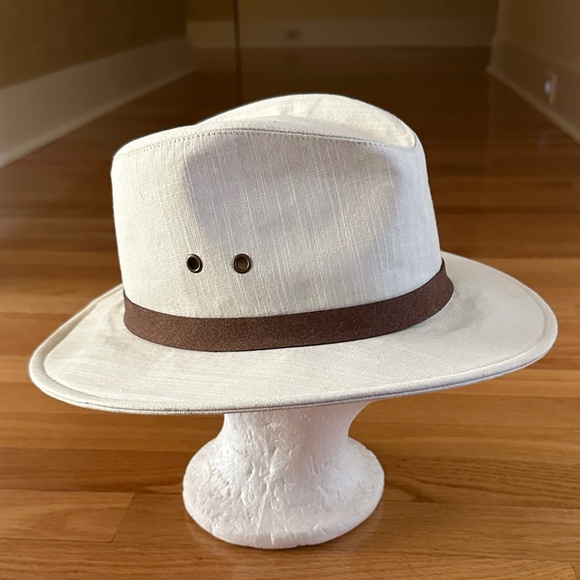 Wallaroo Hat Co Fedora Style Hat Jamison Cream Color Size Medium Large - Picture 7 of 14